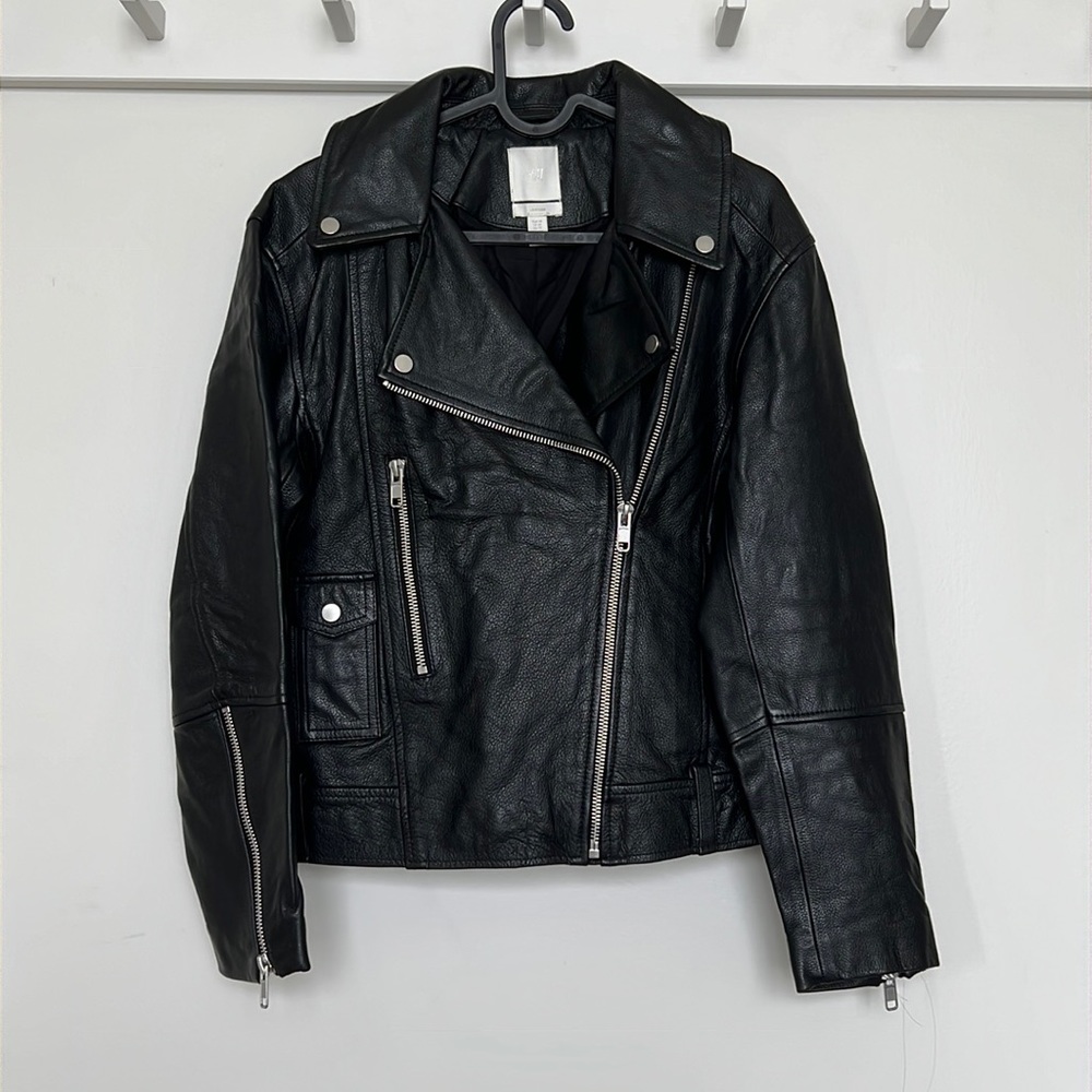 H&M leather jacket